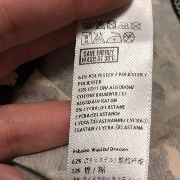 Topshop Camouflage Print Body Con Mini Dress 4 - Picture 6 of 8